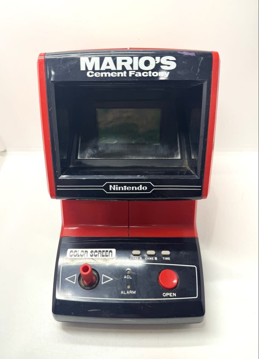 ジ*帝様 【動作確認済】リトルボーイ メダルゲーム 木製筐体　アンティーク 昭和 〇 希少 昭和レトロ 当時物 バンダイ BANDAI スーパーマリオの大冒険