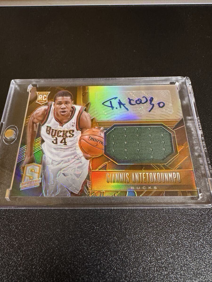 2013 Giannis ヤニス RC ルーキー 直筆サインカード Auto 貴重！ PANINI 2013-14 Giannis Antetokounmpo RC AUTO ヤニス