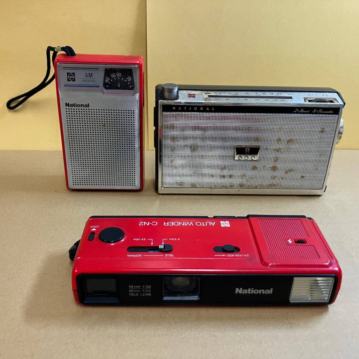 National ナショナル Pocket Camera C-T1 ポケットカメラ 赤色 昭和