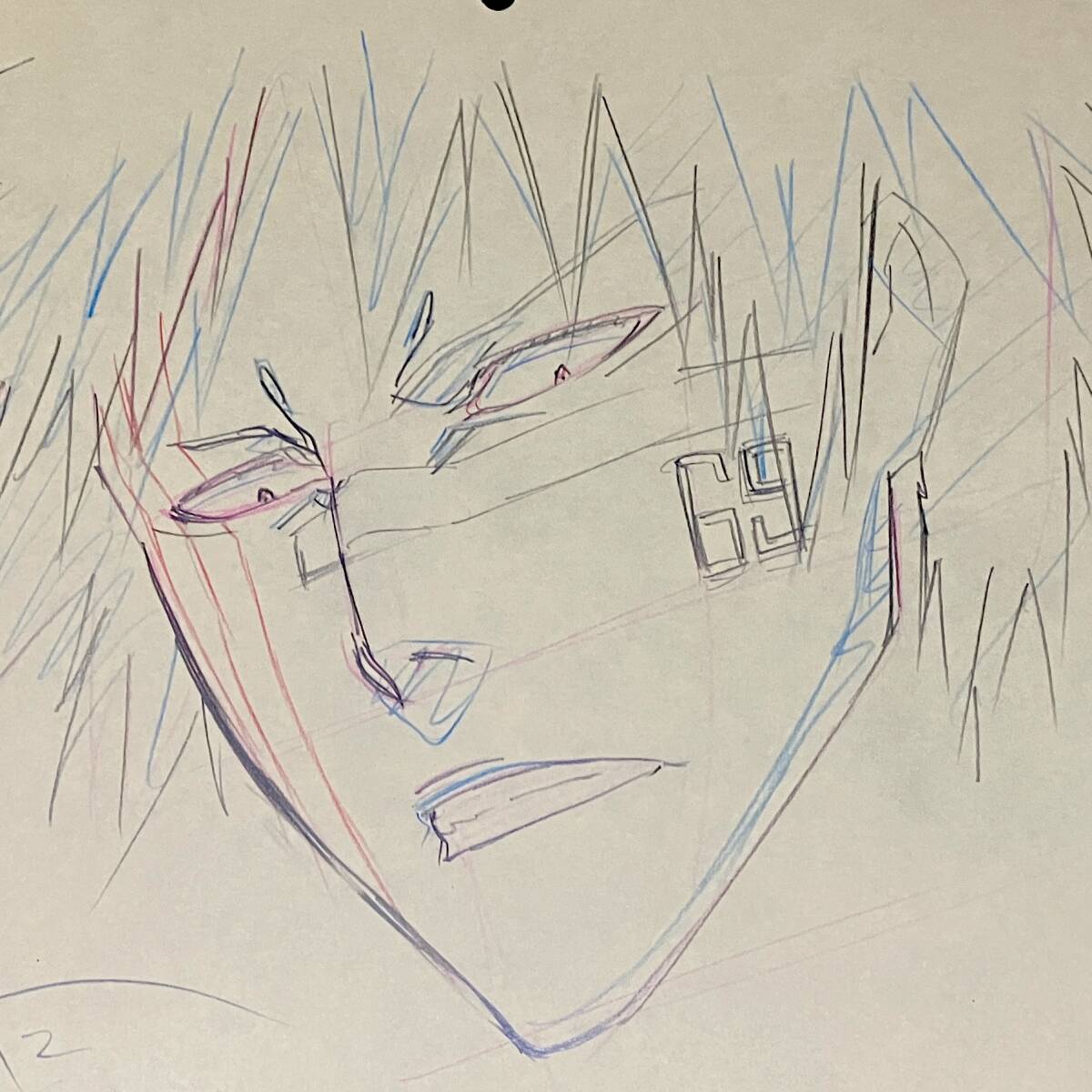 BLEACH ブリーチ 大判 レイアウト+背景画 1 ＜検索ワード＞ セル画
