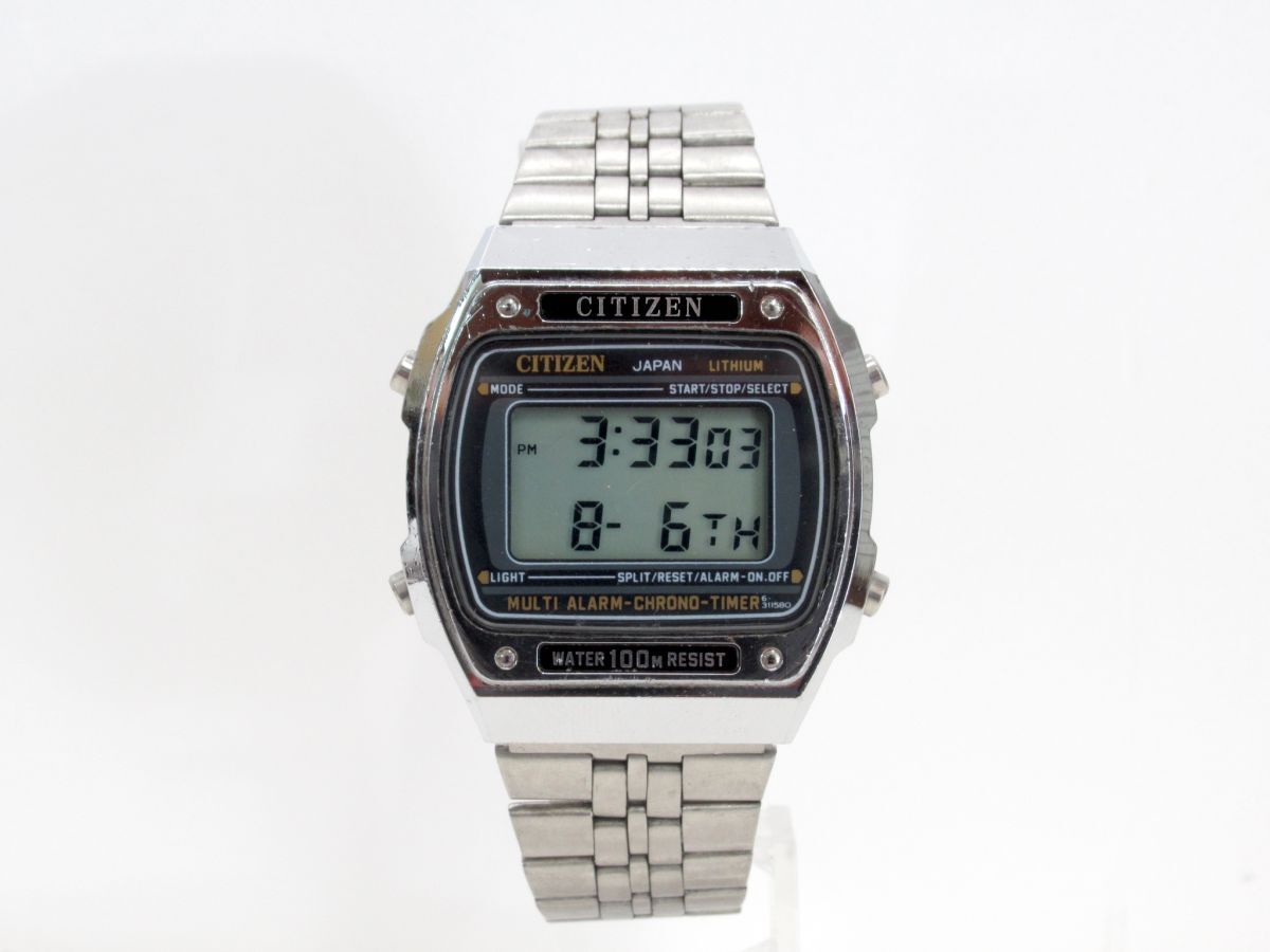 新品】【デッドストック】CITIZEN シチズン デジタル マルチアラーム
