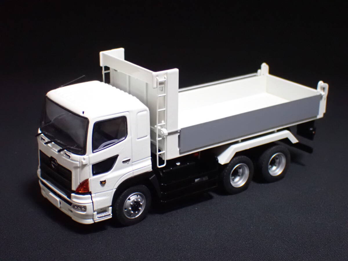 TB】1/50☆KEN KRAFT☆HINO PROFIA☆DUMP TRUCK☆赤☆天突きダンプ