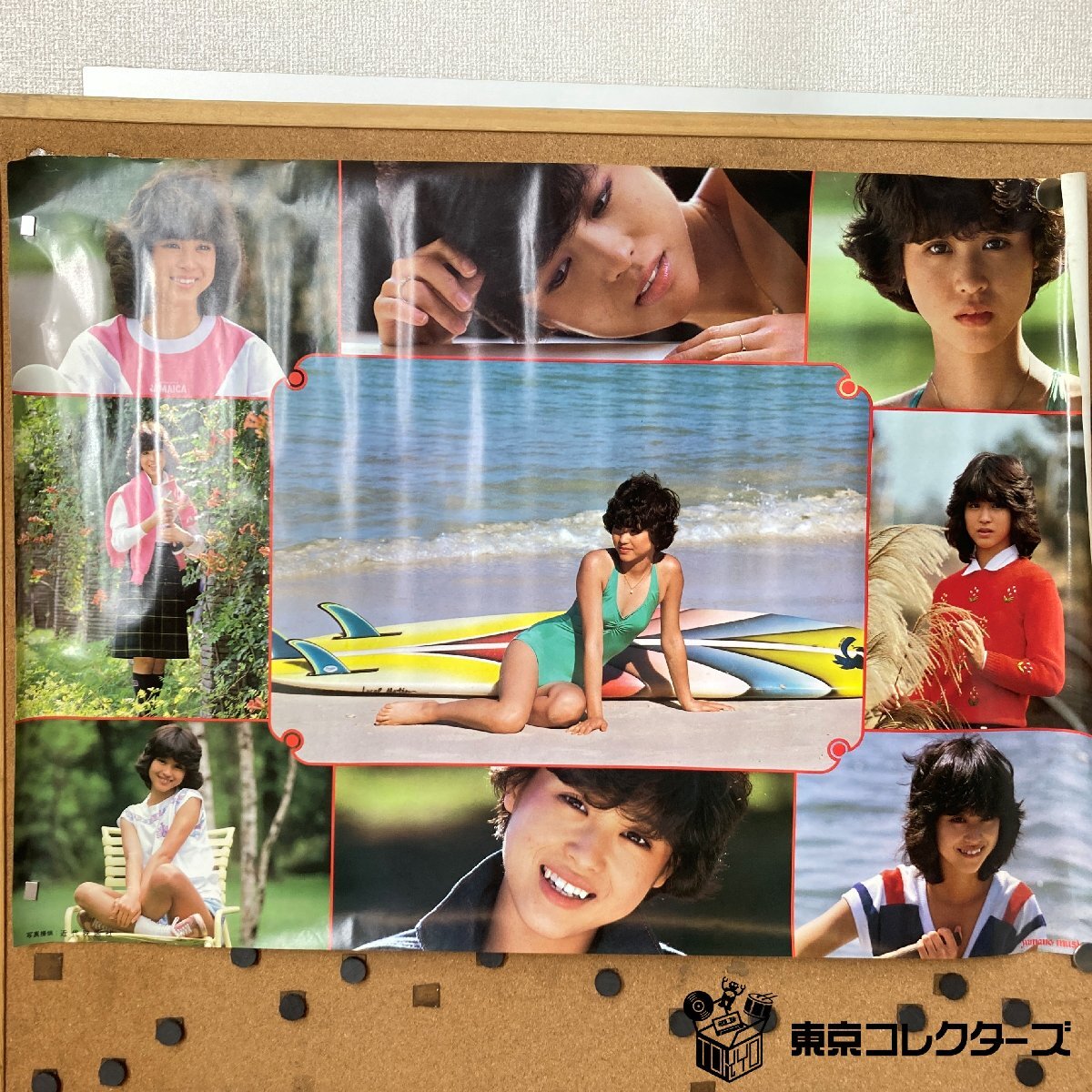 やや傷や汚れあり】中森明菜 1989 カレンダー ポスター 表紙のみ 当時