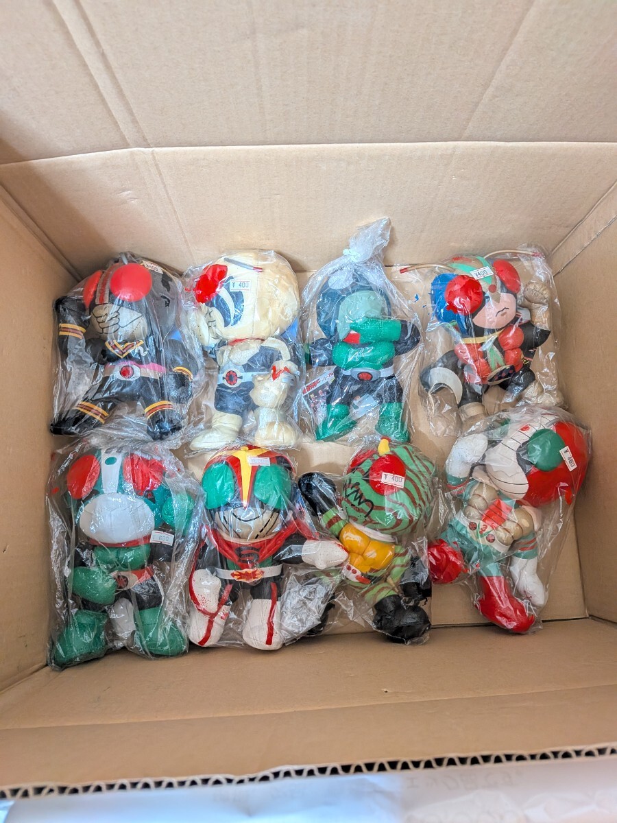 ポピー 仮面ライダー1号 18cm ミドルサイズ と ミニ ソフビ セット