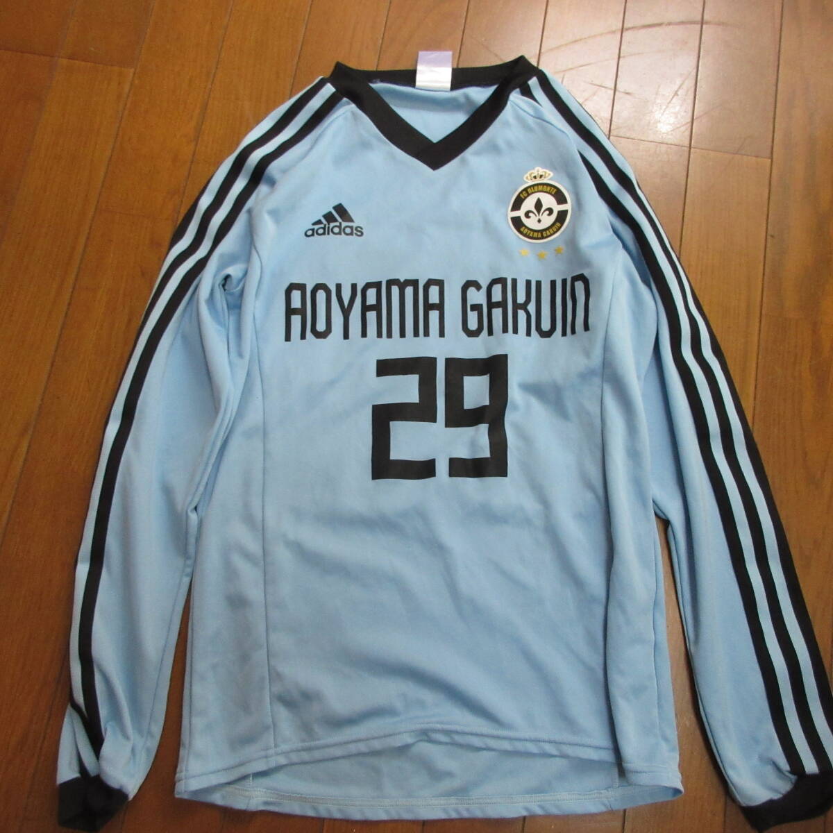  ロンt 長袖tシャツ　サッカー　青山学院大学　ユニフォーム　L 新品】☆ adidas アディダス 青山学院大学 新品 箱根駅伝 Tシャツ 緑