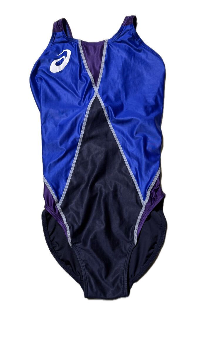 新品】【即決】アシックス asics 競泳水着 ASL101 Mサイズ ブルー