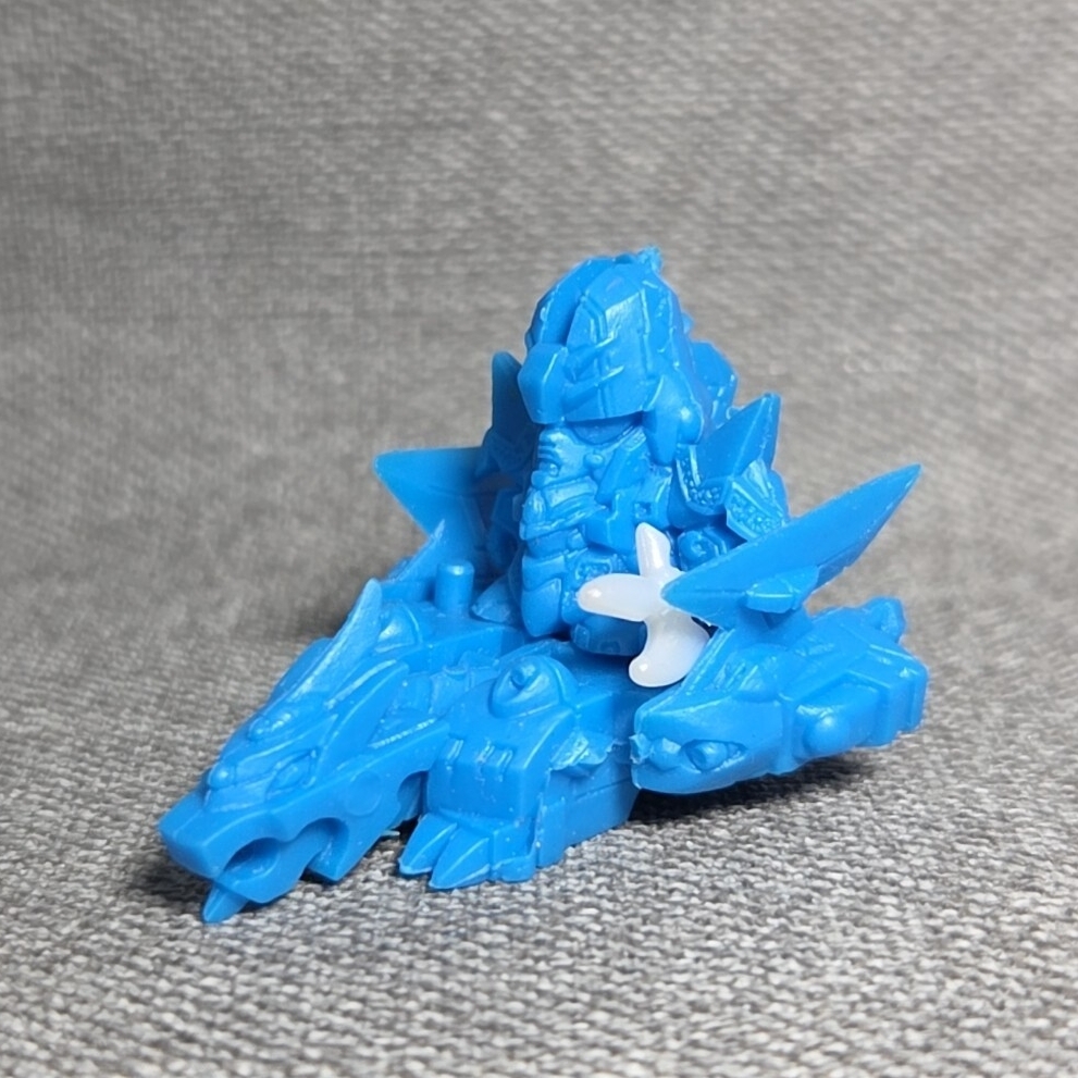 ガン消し 龍機ドラゴパルサー＆龍機ドラグーン (青) ※付属品欠け】 新