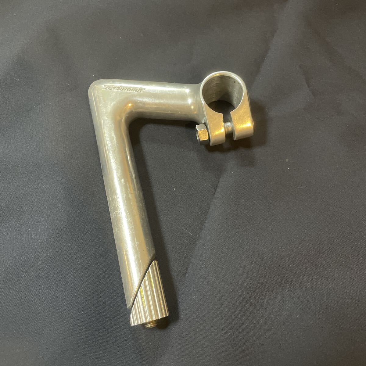 中古】nitto pearl 7 スレッドステム Φ22.2mm 70mm 黒 / 日東 パールの