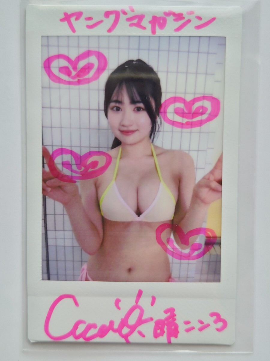 未使用】篠崎愛◇ヤングマガジン2024 NO.23◇直筆サイン入りチェキ
