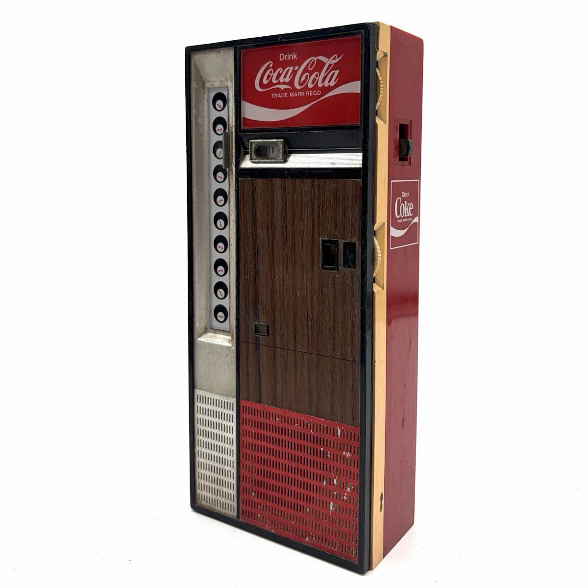 ダミー缶　自動販売機　コカコーラ　250ml レトロ缶　当時物 送料無料☆昭和の駄菓子屋蔵出☆ラクティア ダミーボトル 自動販売機