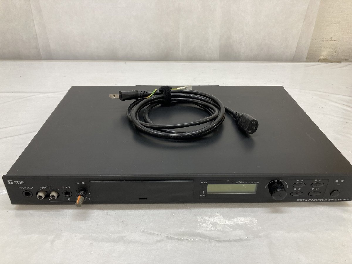 TOA デジタルアナウンスマシン EV-350R メモリーカード1枚内蔵 中古品