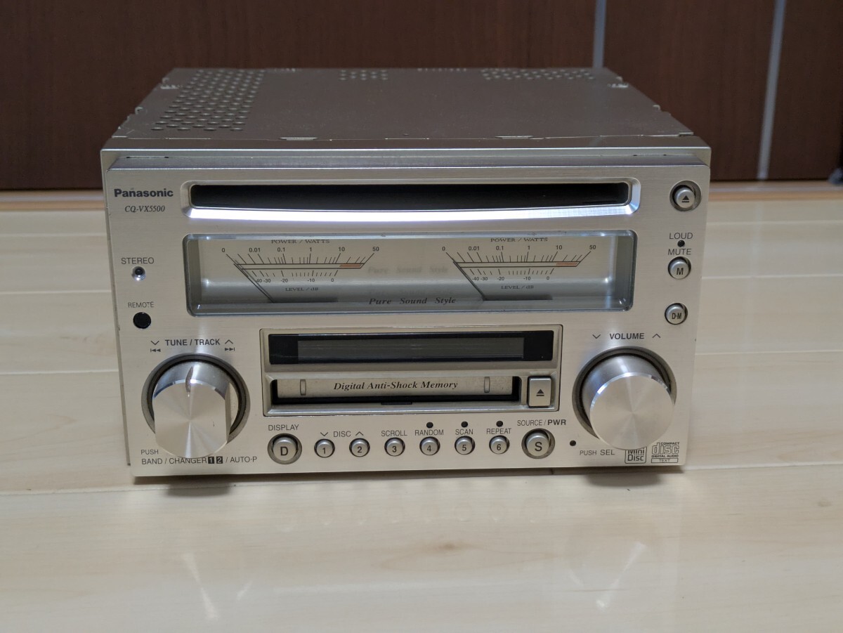パナソニック製 CQ-DMR993D・1DINタイプのカーオーディオ・AM/FM/各2