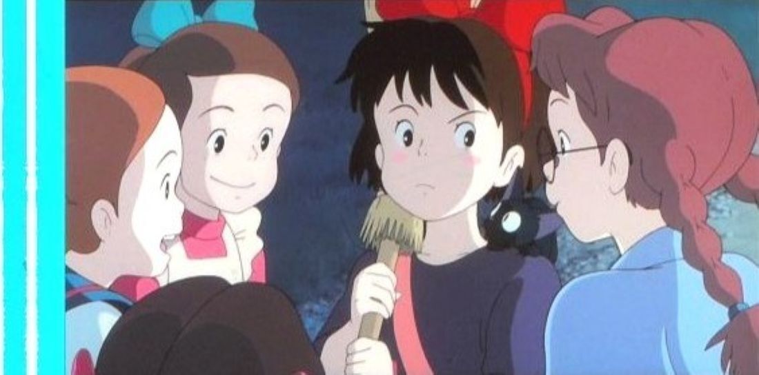 中古】大型B1 非売品 アニメ映画 広告 ポスター 魔女の宅急便 KIKI'S