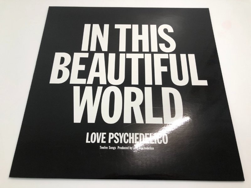 激レア】LOVE PSYCHEDELICO IN THIS BEAUTIFUL WORLD TOUR STAFF T