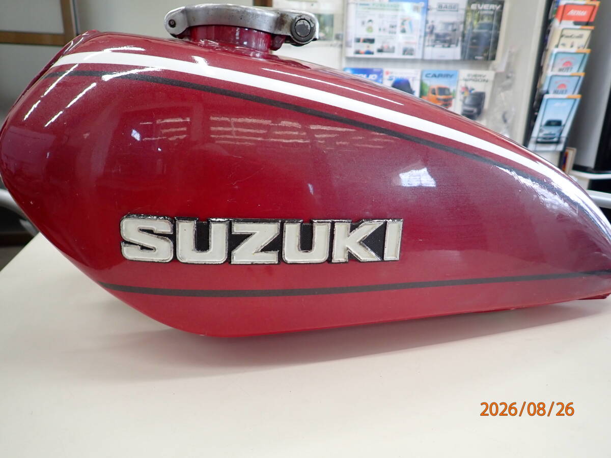 当時物 スズキ TS125 燃料タンク コック付き TS250 TS400 ハスラーの