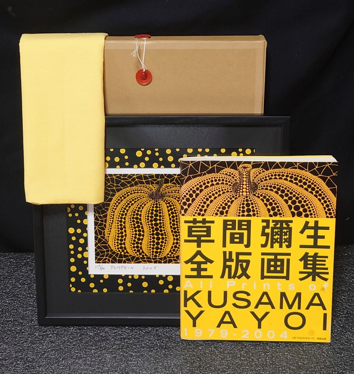中古】草間彌生 『花 1997』 直筆サイン入り 限定125部 美品の落札
