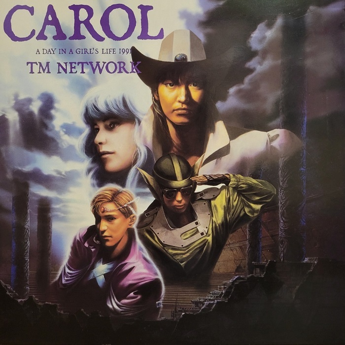 TM NETWORK (小室哲哉 宇都宮隆 木根尚登) / CAROL』店頭用ポスター B2