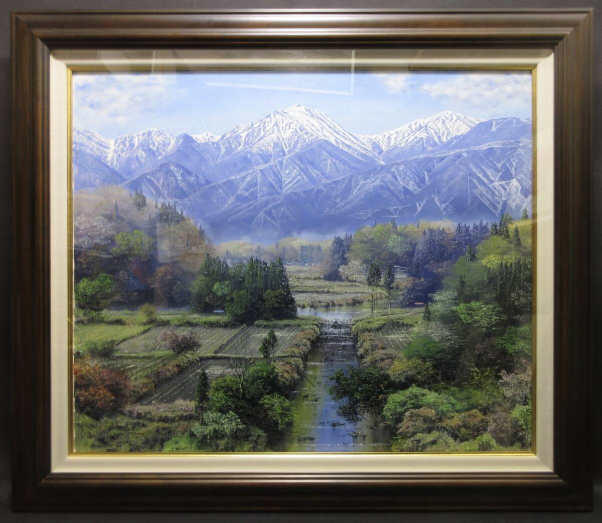 GLC】堀太郎 「元箱根風景」 油彩6号 白日会会員 岐阜出身 愛知県