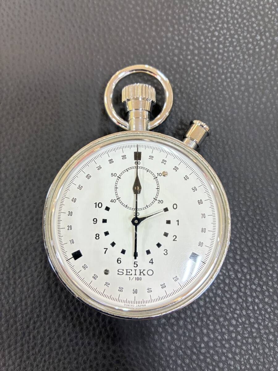 SEIKO セイコー ストップウォッチ 89ST 8912-5000 15j 1/100 積算式