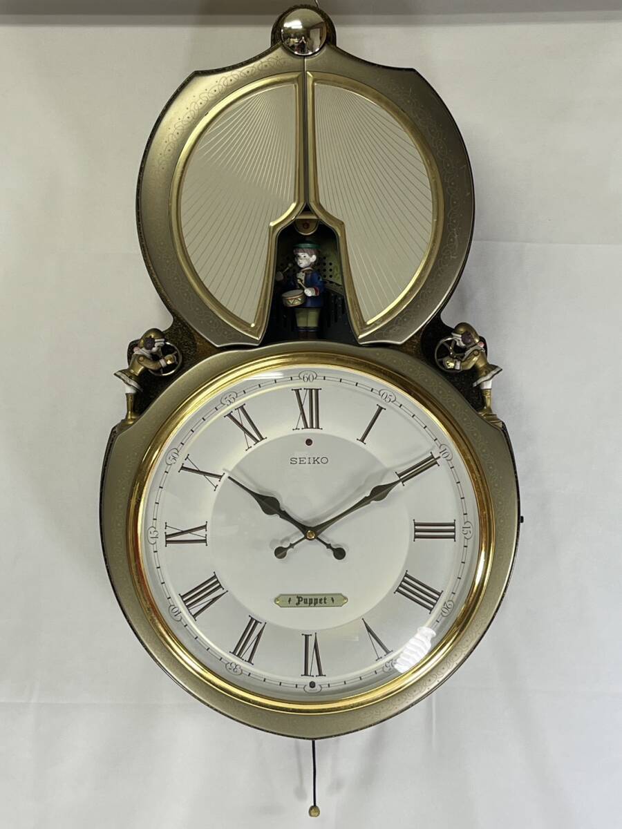 ○ SEIKO セイコー Puppet パペット からくり時計 RE541Nの落札情報