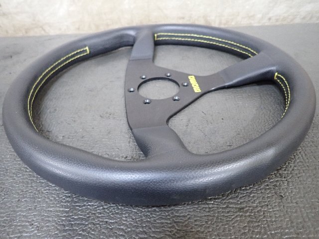レア 96年製 当時物 momo Racing Line レザー ステアリング レーシング