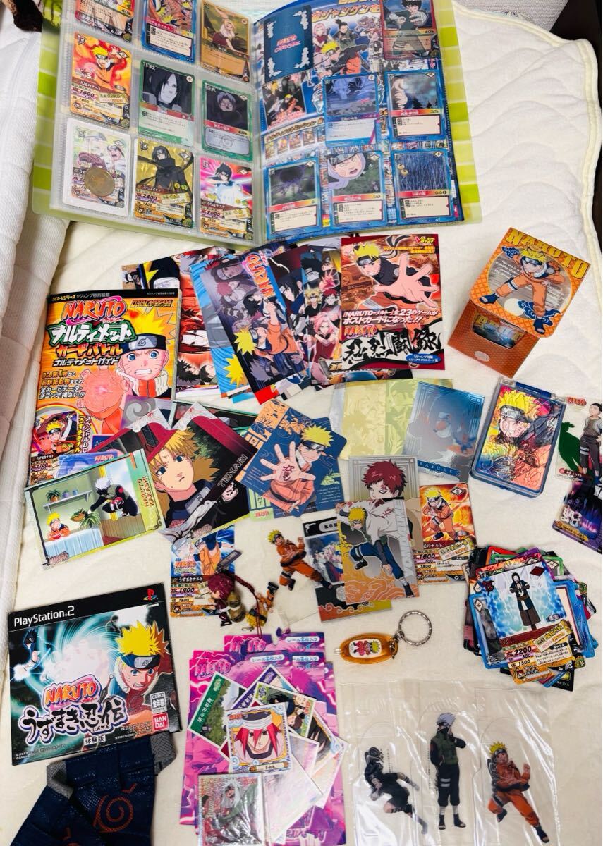 NARUTO ナルト ポストカード 皆の書 扉絵シール まとめ セットの落札