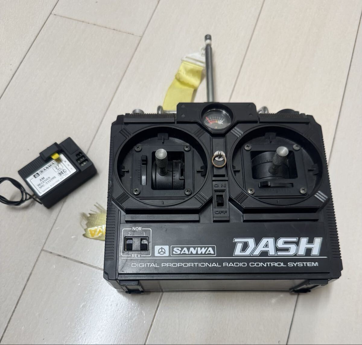 中古】カー用 SANWA NEW DASH S プロポセット 旧車 レストアに マルイ