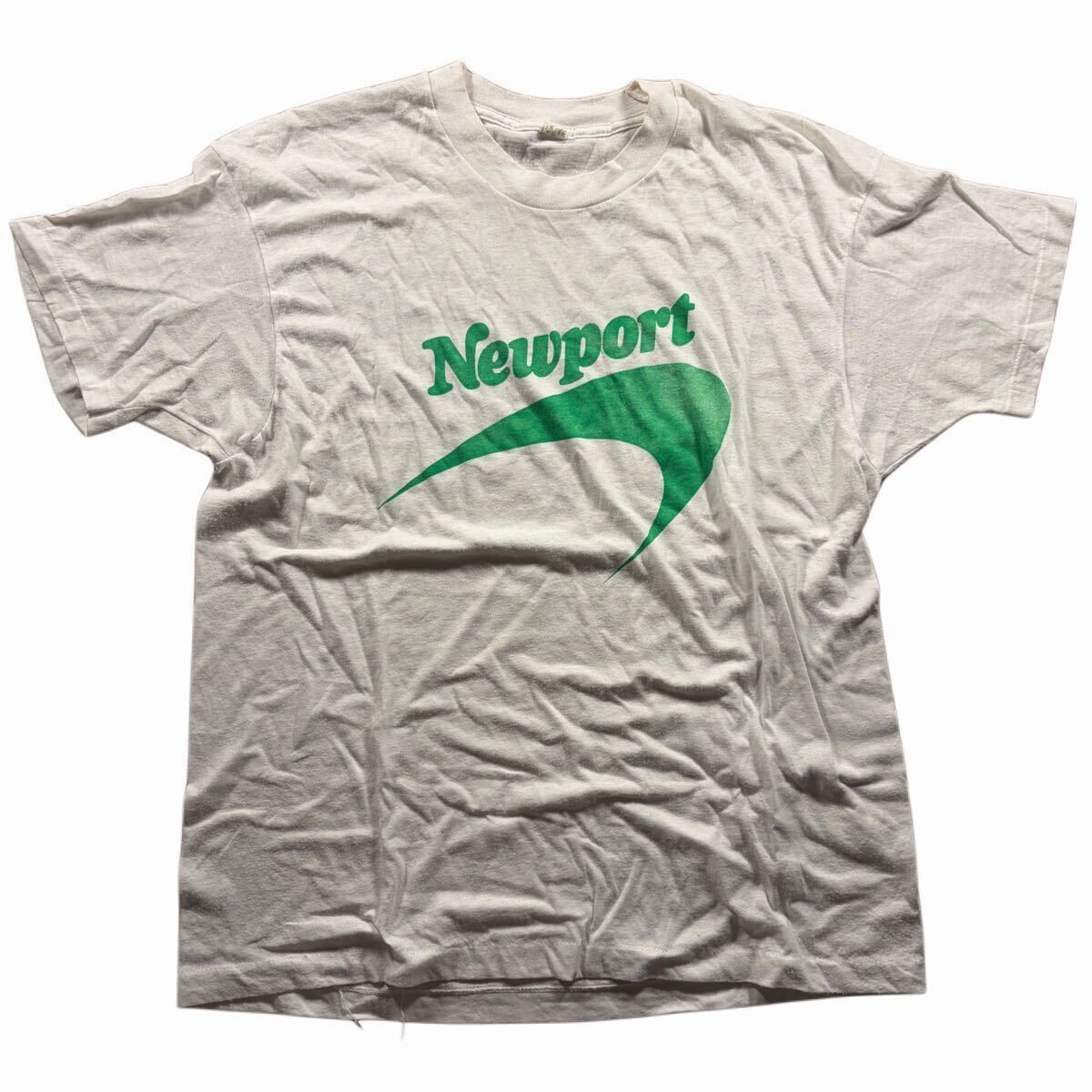 野村訓市愛用｜箱付き 90sVtg Newport Tee [XL]｜90年代ヴィンテージ