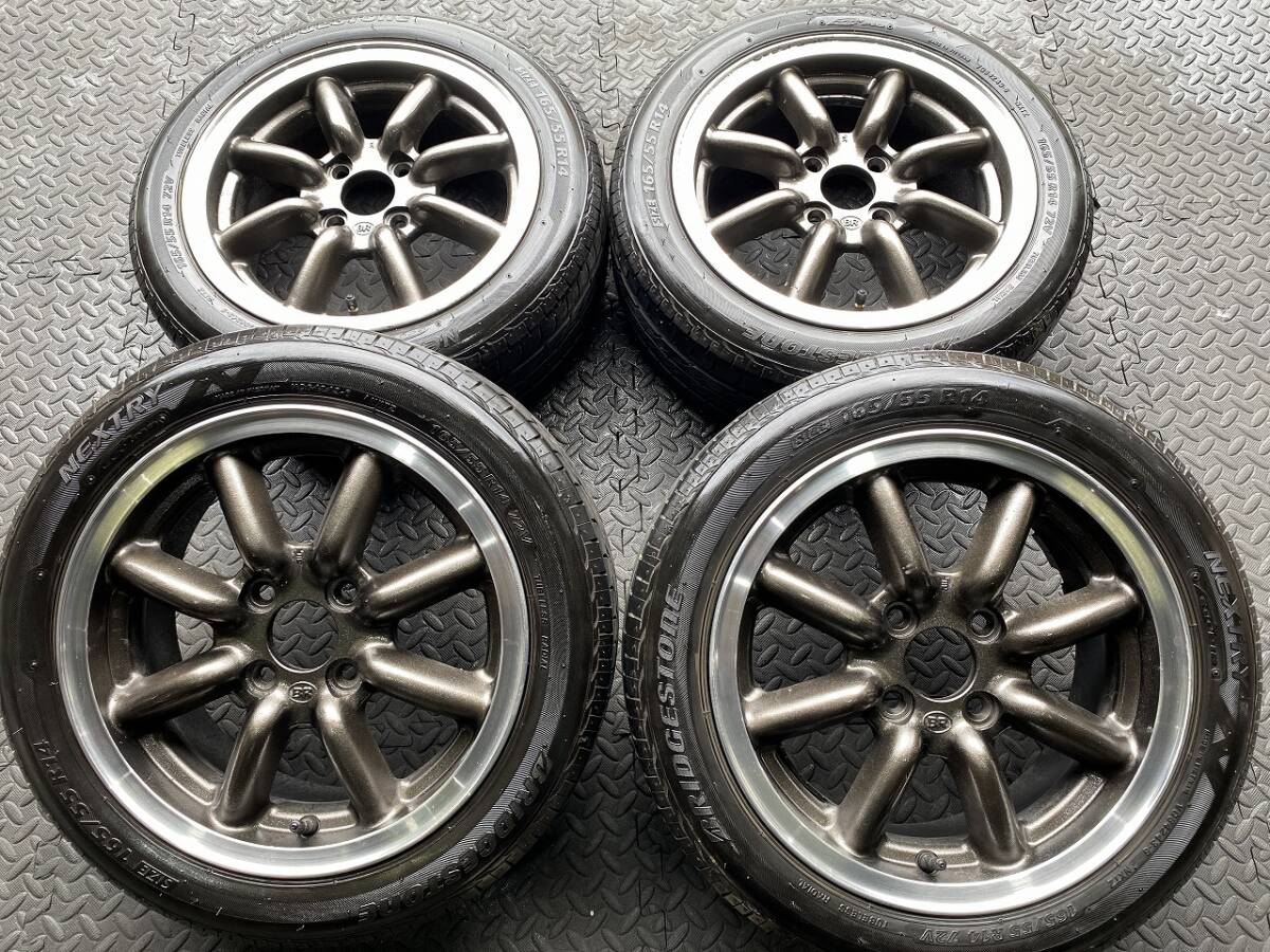 超美品! スズキ アルト ターボRS 純正 エンケイ 軽量 ホイール BS