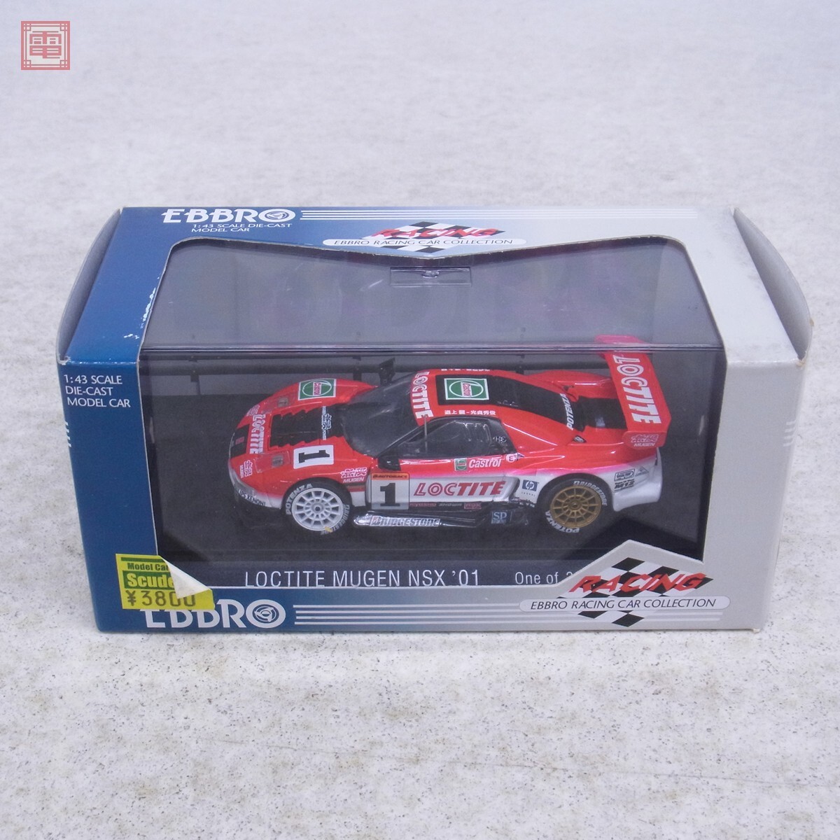 即決 エブロ HONDA NSX LOCTITE MUGEN 2001 JGTC ホンダ 無限