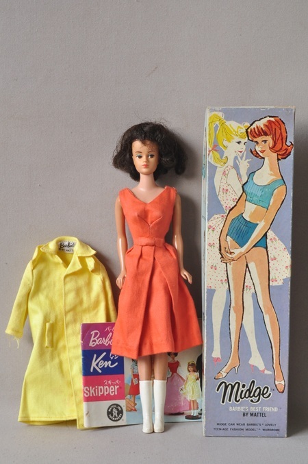 バービー人形 着せ替え人形 ビンテージ 初代 マテル社 Midge1962