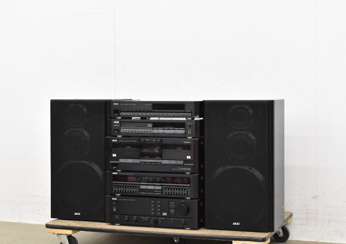 □中古☆AKAI アカイ システムコンポ AT-M712/EA-M712/AM-M712/CD-M712