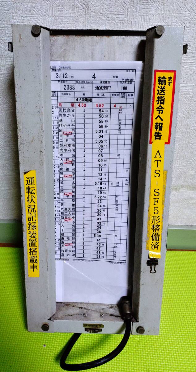 近鉄？行路表、仕業表(スタフ)差しの落札情報詳細 - Yahoo