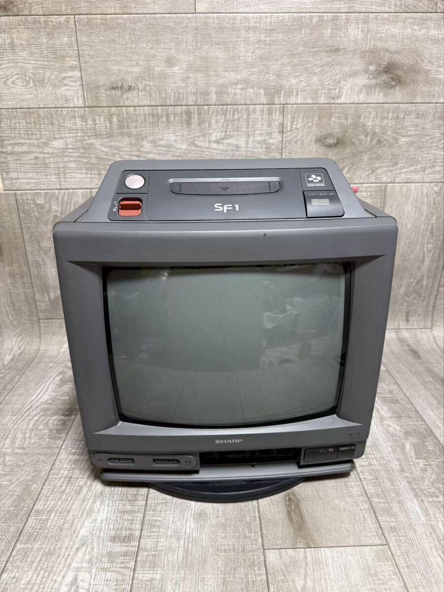 動作品 スーパーファミコン内蔵テレビ TV SHARP/シャープ 21G-SF1 一