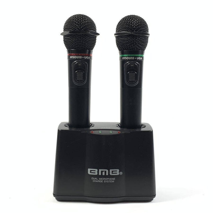 カラオケ！JOYSOUND 赤外線ワイヤレスマイク WM-610 ×2本 & マイク充電