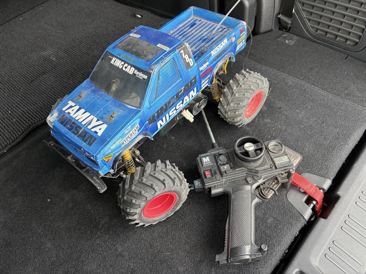 タミヤ　ラジコンカー NISSAN KINGCAB 当時モノ　動作未確認 △ 【当時物 レア】TAMIYA タミヤ ニッサン キングキャブ NISSAN