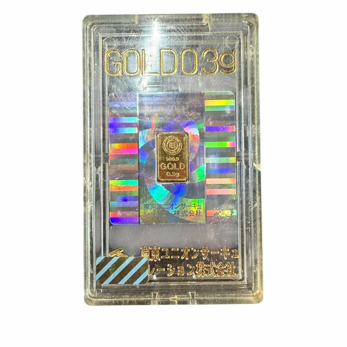 中古】TUC 東京ユニオンサーキュレーション 地金 GOLD 0.3g 金の落札