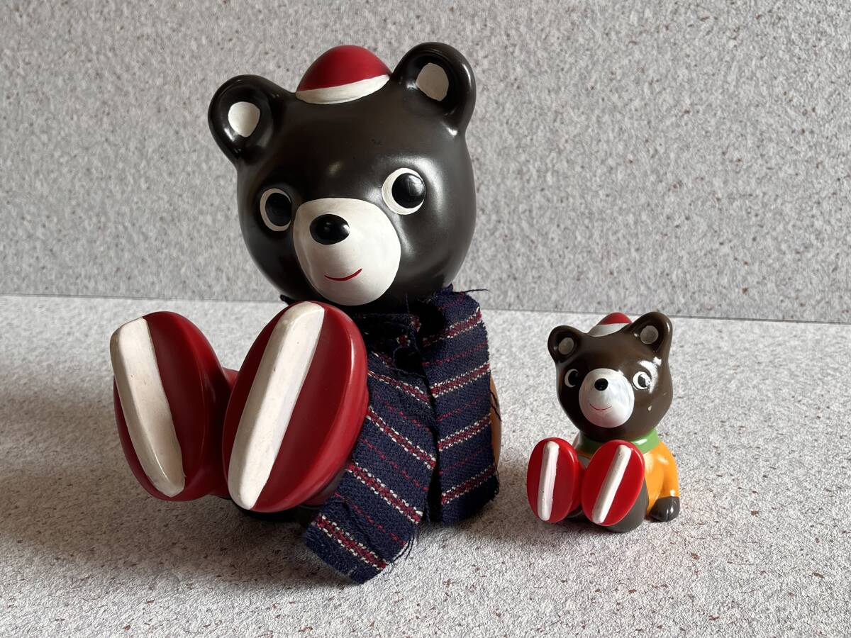 たくぎん たくちゃん ソフビ貯金箱 カウンター用 店頭用 音楽隊 クラリネット 希少品 高さ約26cm たくぎん/拓銀 たくちゃん ソフビ 貯金箱 マイク