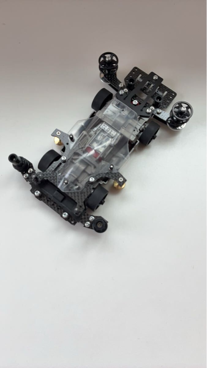 ☆ミニ四駆☆MS フレキ 完成品 キャッチャーダンパー カーボン 620