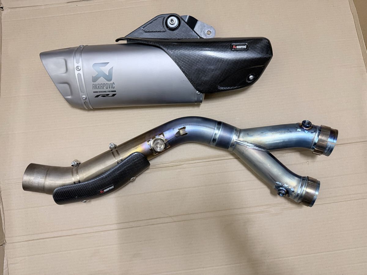 中古】ZX-12R アクラポビッチ フルエキ マフラー サイレンサー