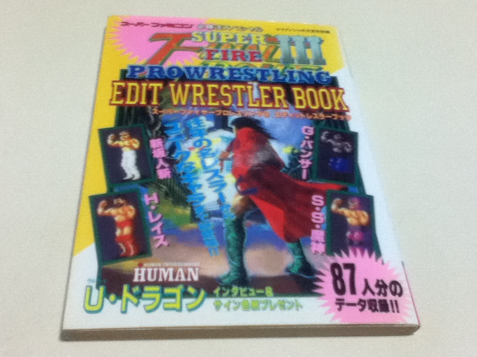 Sfc攻略本 スーパーファイヤープロレスリング3 エディットレスラーブック 必勝法スペシャル の落札情報詳細 ヤフオク落札価格情報 オークフリー スマートフォン版