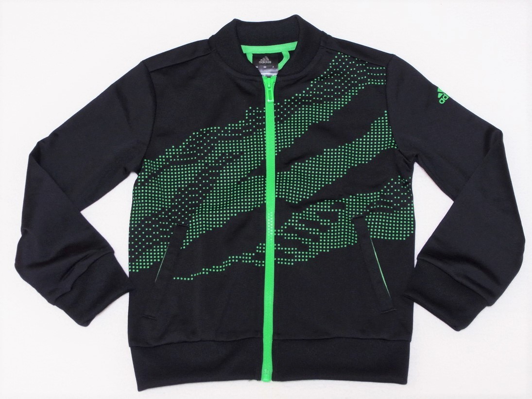 新品 Adidas ジャージ 上下セット 黒 緑 グリーン 1 アディダス ジュニア スエット 3本ライン グラフィック スポーツ 運動着 Di0186 の落札情報詳細 ヤフオク落札価格情報 オークフリー スマートフォン版
