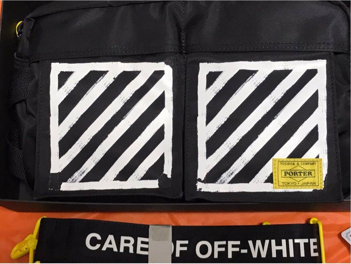 美品/限定レア】オフホワイト ポーター コラボ80th PORTER / OFF WHITE 