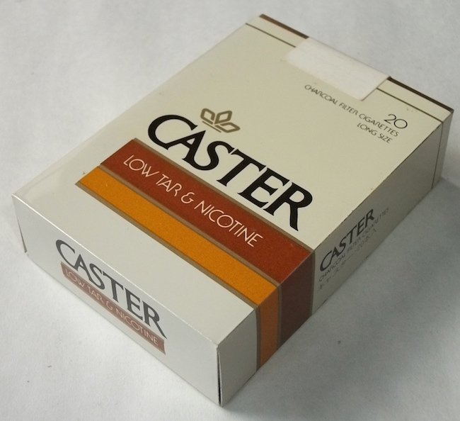 昭和 レトロ 古い たばこ 包装 模型 キャスター CASTER 金属製 ダミー