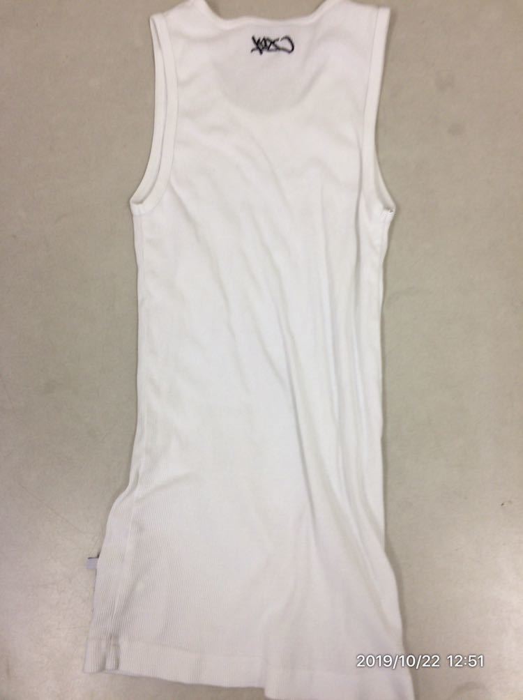 送料210円 K1x ケイワンエックス タンクトップ S 白 Wifebeater ワイフビーター 在宅ワーク テレワーク 部屋着 Web会議 動画 日替着用 の落札情報詳細 ヤフオク落札価格情報 オークフリー スマートフォン版