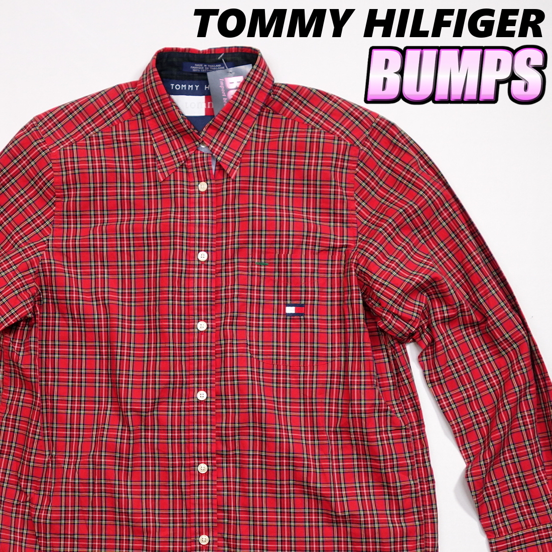 トミーヒルフィガー Tommy チェックシャツ 長袖 タータンチェック メンズ S ワンポイントロゴ カジュアル Usa直輸入 古着 Mth 3 2 0064 の落札情報詳細 ヤフオク落札価格情報 オークフリー スマートフォン版