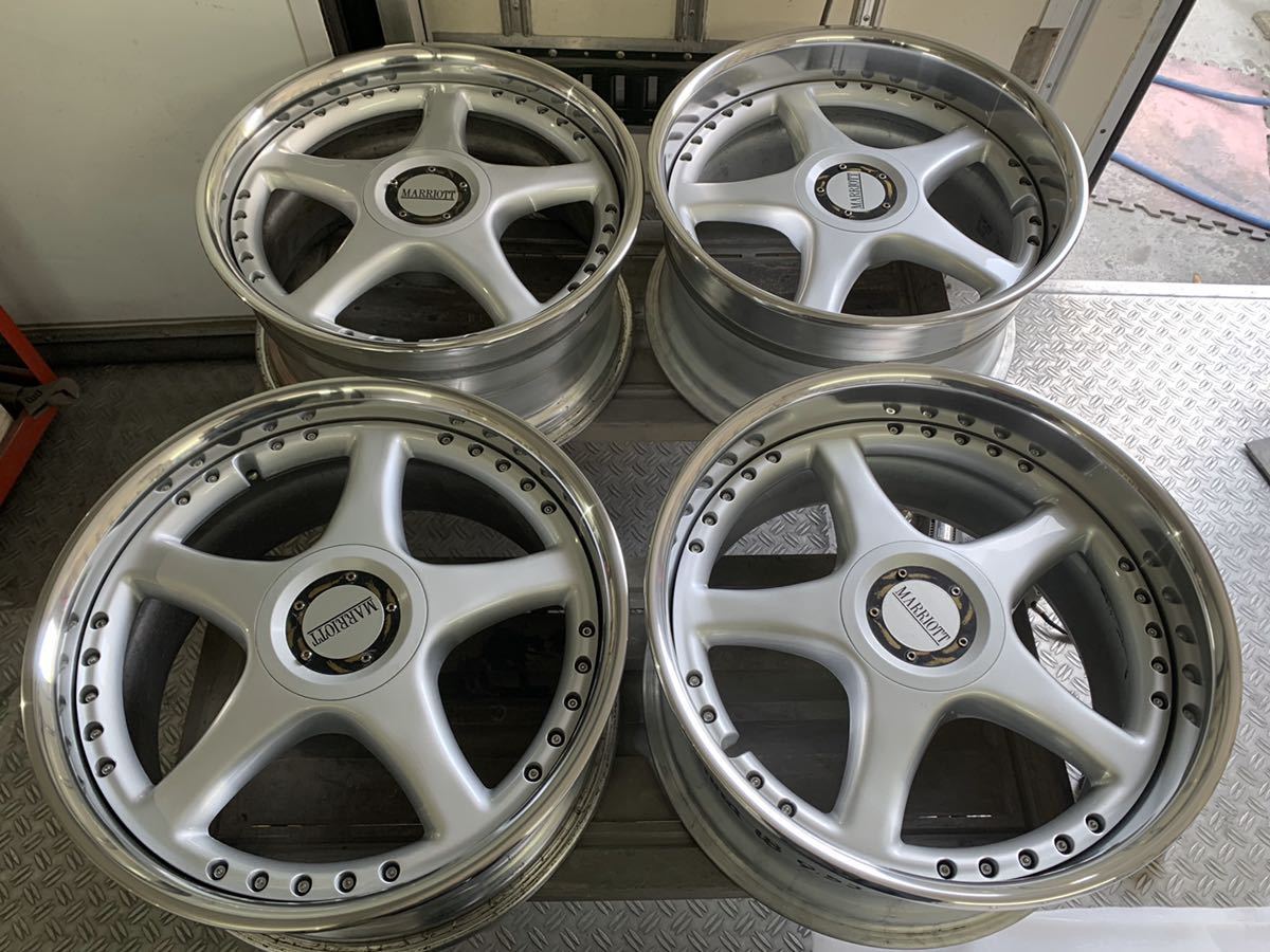 18インチ アルミホイール 磨きます リペア ポリッシュ レストア 深リム 旧車 ロンシャン 鏡面仕上げ 塗装 カスタム ガリ傷修正 の落札情報詳細 ヤフオク落札価格情報 オークフリー スマートフォン版