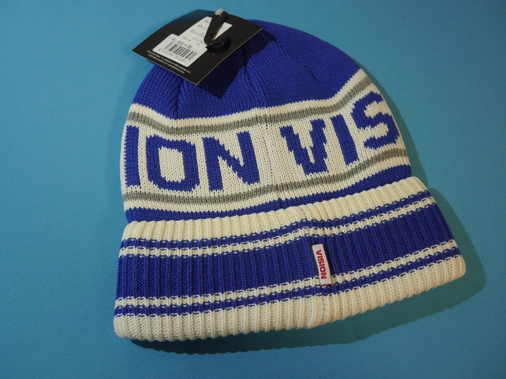 新品 J08 Vision Street Wear ヴィジョンストリートウェア 冬旬 ニット帽 帽子 キャップ 青系 ロゴ 定形外210円発送可 新品 未使用 51 の落札情報詳細 ヤフオク落札価格情報 オークフリー スマートフォン版