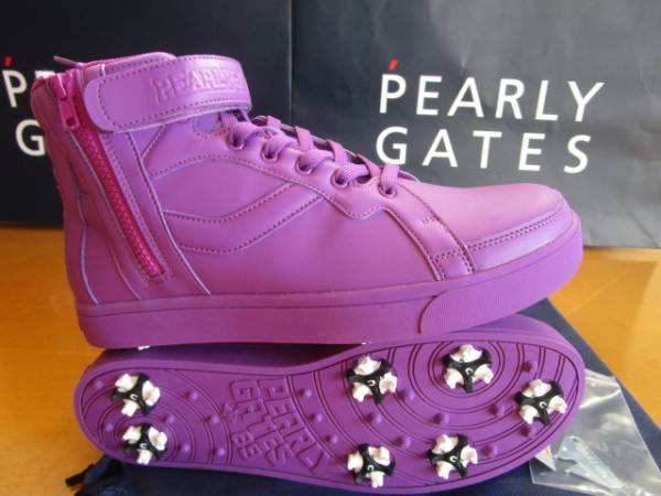 最終値下げ　PEALY GATES パーリーゲイツ　ハイカット　24.5センチ PEARLY GATES 【PREMIUM CHOICE】パーリーゲイツ NEW STANDARD