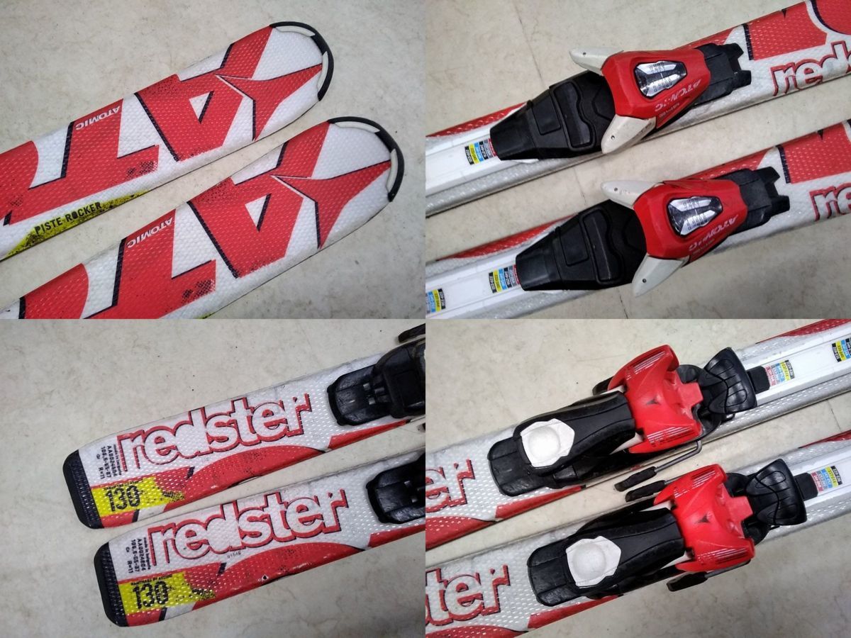 Atomic jr スキー 板 130cm キッズ・Jr☆】130cm ATOMICスキー板セット♪ 送料無料！ スキー